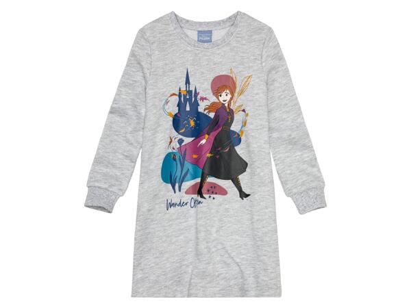 Girls' sweatshirt dress "Frozen"