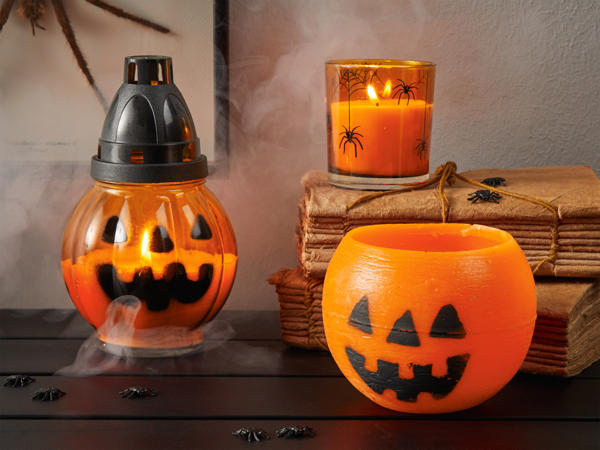 Bougie pour Halloween