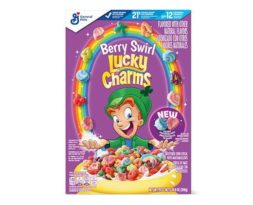 General Mills Trix Flowers or Lucky Charms Berry Swirl