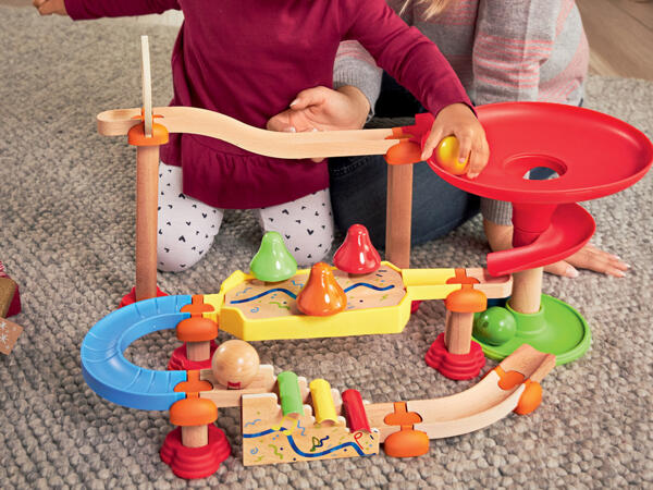 Wooden Marble Run