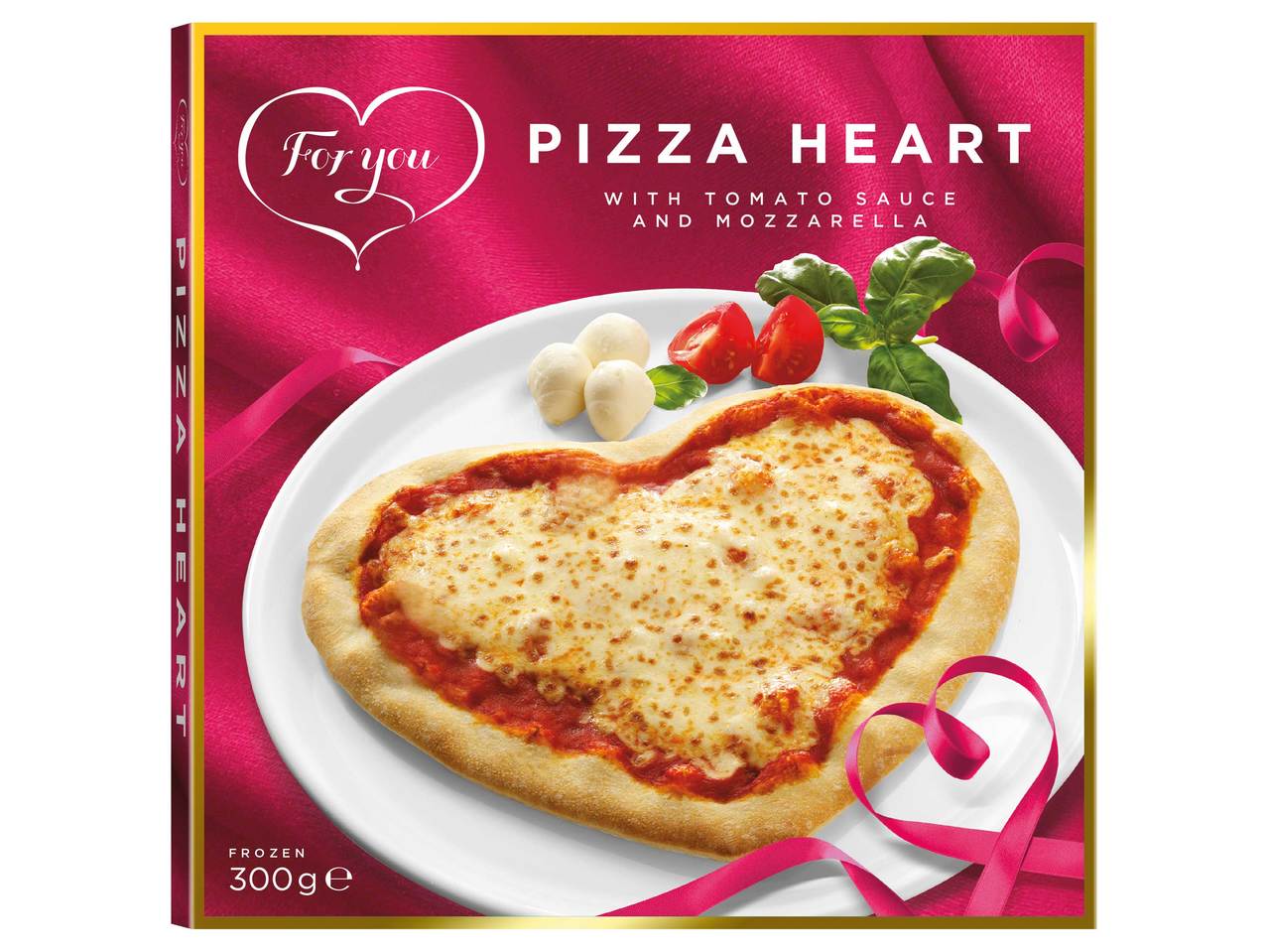 Pizza en forme de coeur