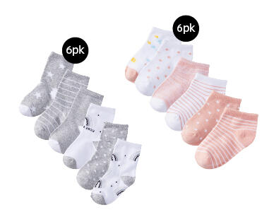 Infant Socks 6pk
