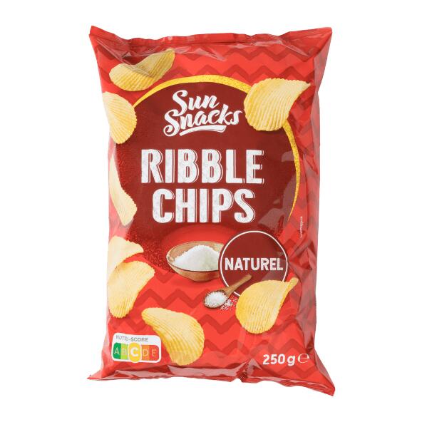 SUN SNACKS 				Ribbelchips