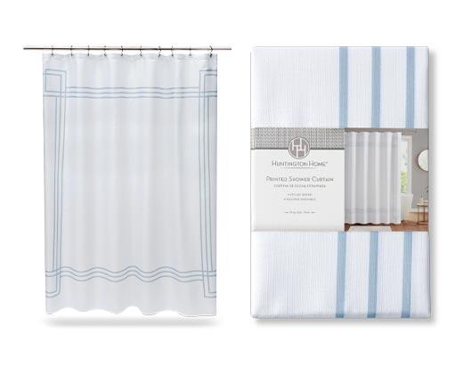 Huntington Home Printed Shower Curtain