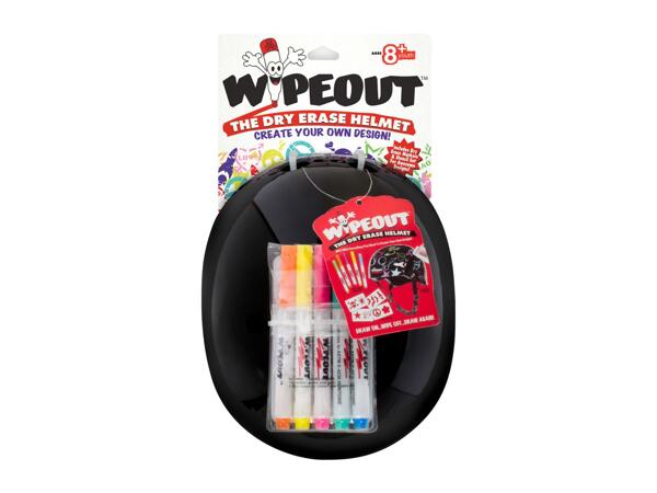 Wipeout Dry Erase Kids Bike Helmet