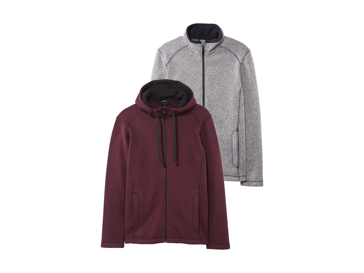 LIVERGY Men's Knit Fleece Jacket
