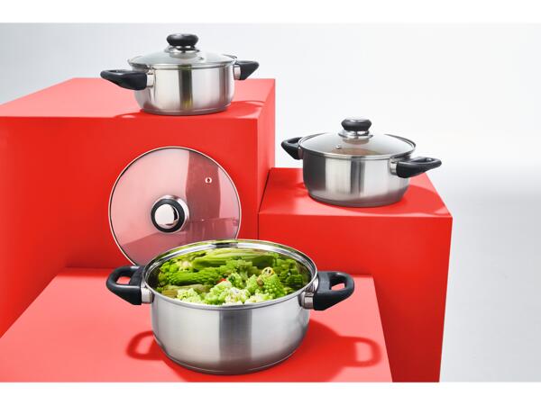 Stainless Steel Pan Set