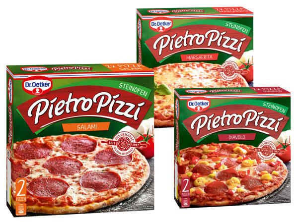 DR. OETKER Pietro Pizzi 2er Packungen oder Minis 18er