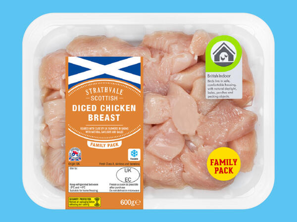 Diced Chicken Breast