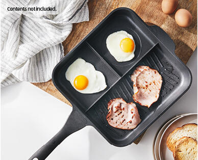 Multi-Section Cast Aluminium Frypan