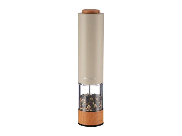 Beige Electric Salt or Pepper Mill