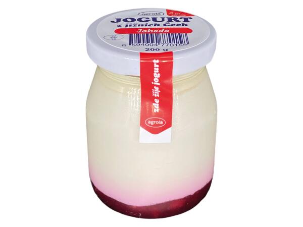 JIHOČESKÝ JOGURT JAHODOVÝ