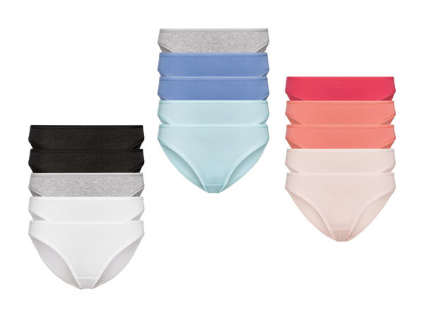 Slips taille basse pour femme, lot de 51