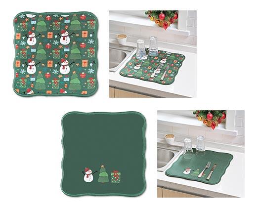 Merry Moments Drying Mat, Scrubber, or Oven Mitt Potholder