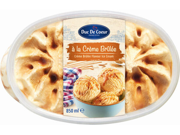 Glace à la crème brûlée