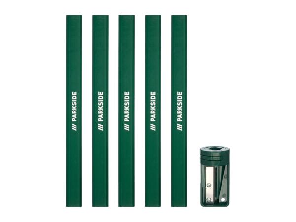 Parkside Carpenter's Pencil Set - 6 Pieces