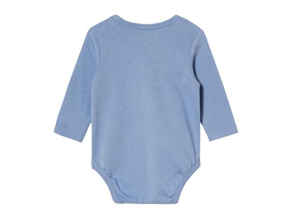 Lupilu Baby Long-Sleeve Bodysuits - 3 Pack