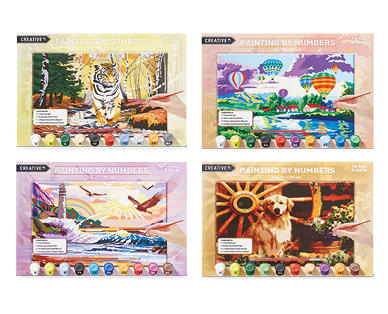 Paint By Numbers, Sketch By Numbers or Engraving Kits