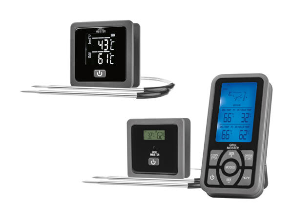 Thermomètre à gril sans fil radio/Bluetooth(R)