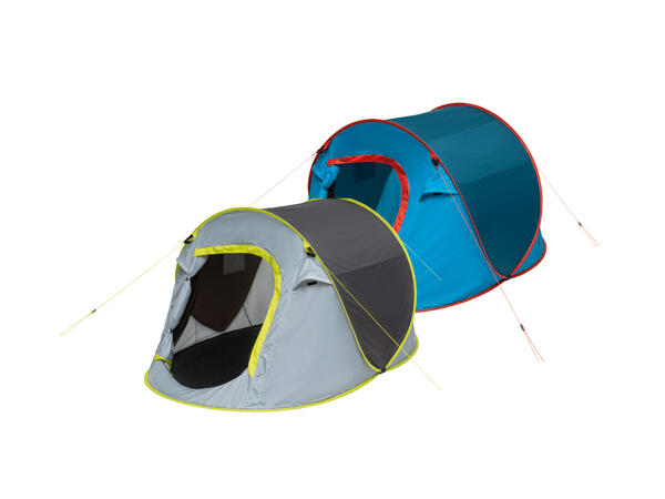 Pop-up campingtält, 2 personer