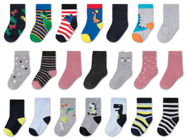 Kleinkinder Socken, 7 Paar