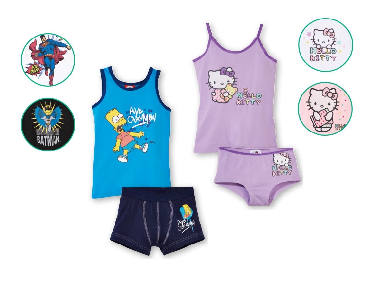 Girls' or Boys' Character Underwear Set