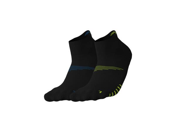Ladies' and men's trainer socks, 2 pairs