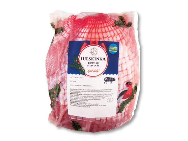 Rimmad julskinka