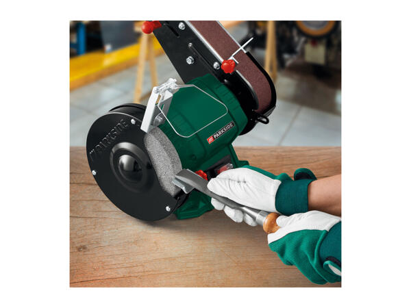 Parkside 240W Bench Grinder With Belt Sander