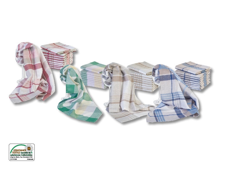Torchons de cuisine, lot de 10