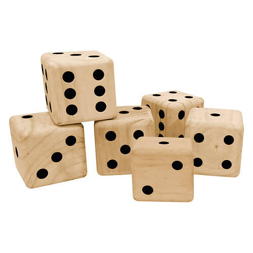 Wooden Dice Game Set