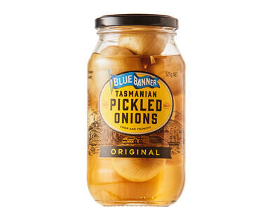 Blue Banner Original Tasmanian Pickled Onions 525g 