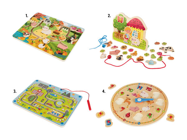 Puzzle éducatif en bois