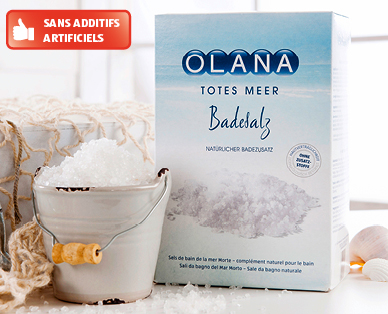Sel de bain de la mer Morte OLANA