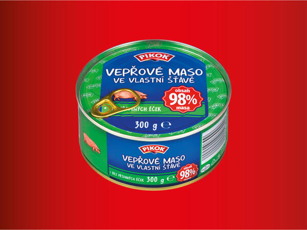 VEPŘOVÉ MASO VE VLASTNÍ ŠŤÁVĚ