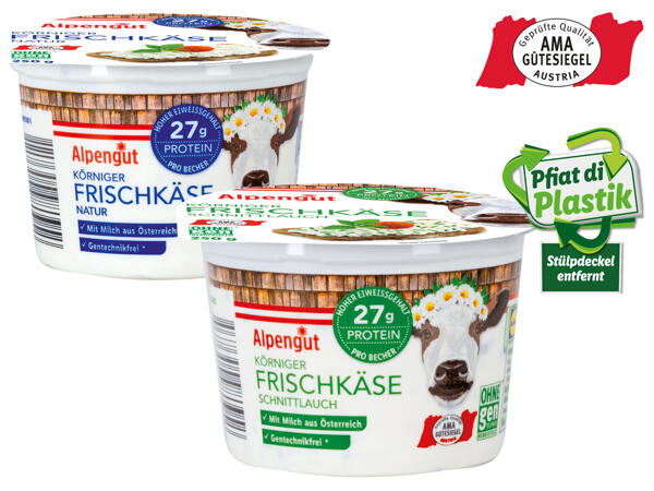 Körniger Frischkäse