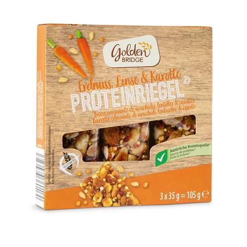 GOLDEN BRIDGE GOLDEN BRIDGE Protein Linsenriegel, Linse Karotte