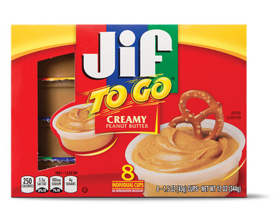 Jif To Go Creamy Peanut Butter