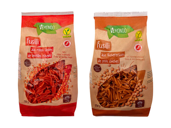 Fusilli aux légumes secs
