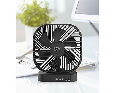 Easy Home Battery or USB-Powered 5" Fan