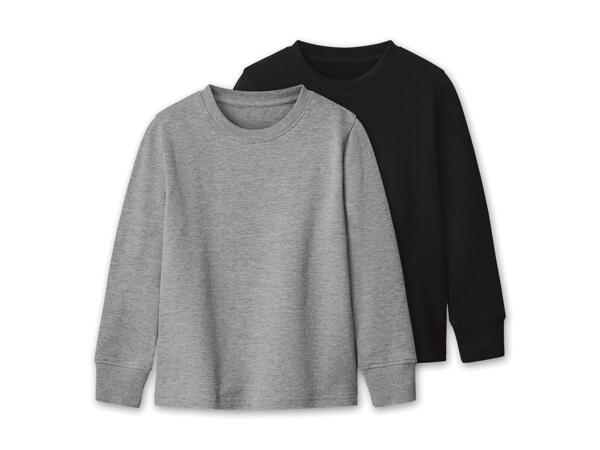 Kleinkinder Thermo Langarmshirts, 2 Stück
