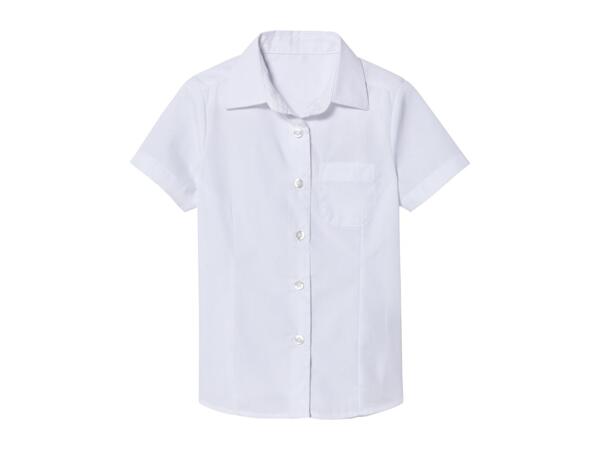 Girls' Short Sleeve School Shirts - 2 Pack