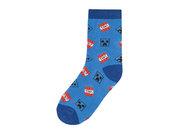 Kids' Minecraft Socks - 3 Pairs