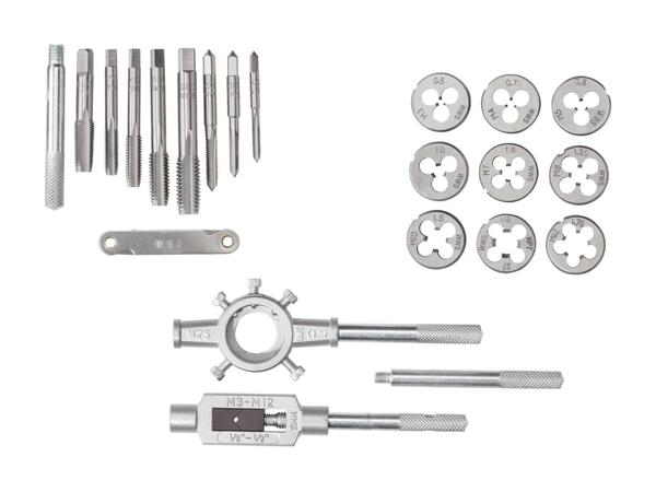 Set de filetage/​taraudage, 21 pièces