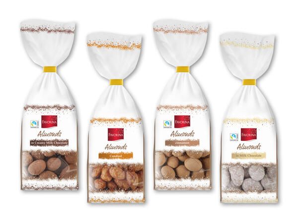 Chokoladeovertrukne mandler