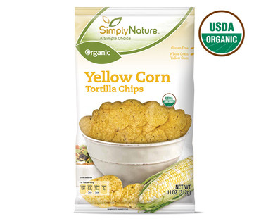 SimplyNature Organic Yellow Corn Tortilla Chips