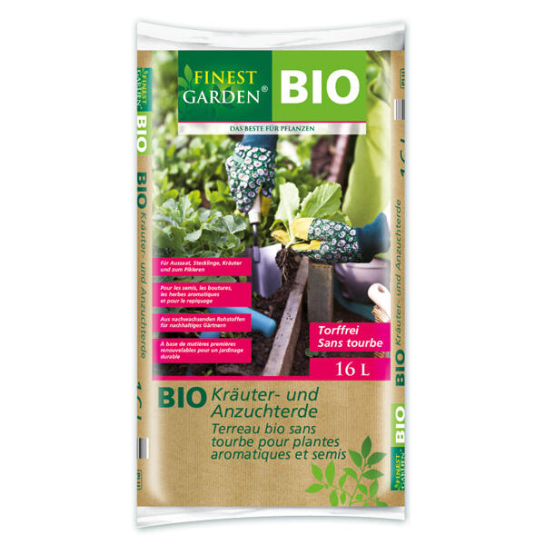 Bio-Kräuter- und Anzuchterde