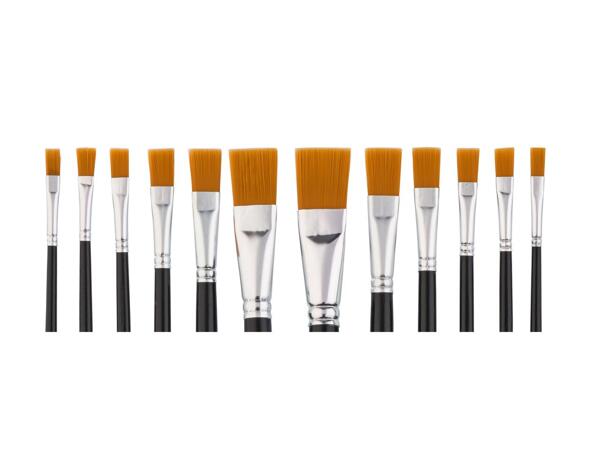Paint brush set, 12 or 15 pieces