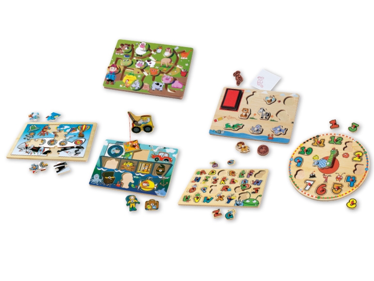 Playtive Junior(R) Assorted Wooden Puzzles