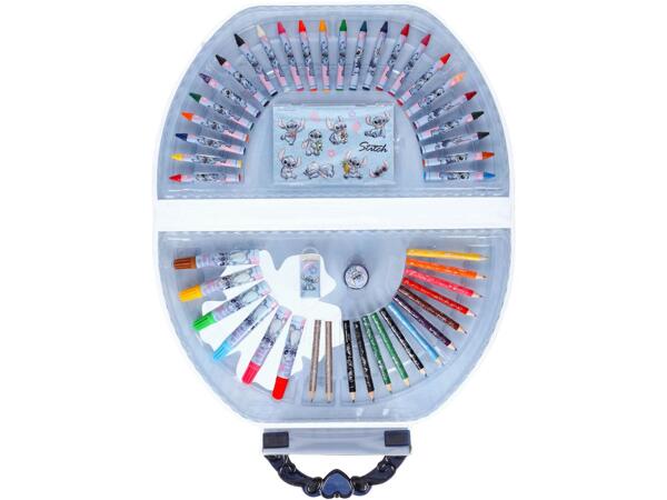 Colouring Case, 51 Piece "Frozen, Paw Patrol, Spiderman, Stitch, Super Mario"